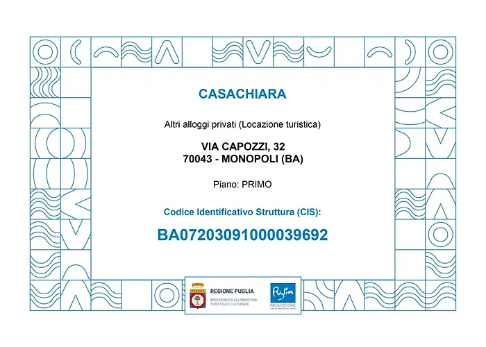 Casachiara Holidays * Monopoli